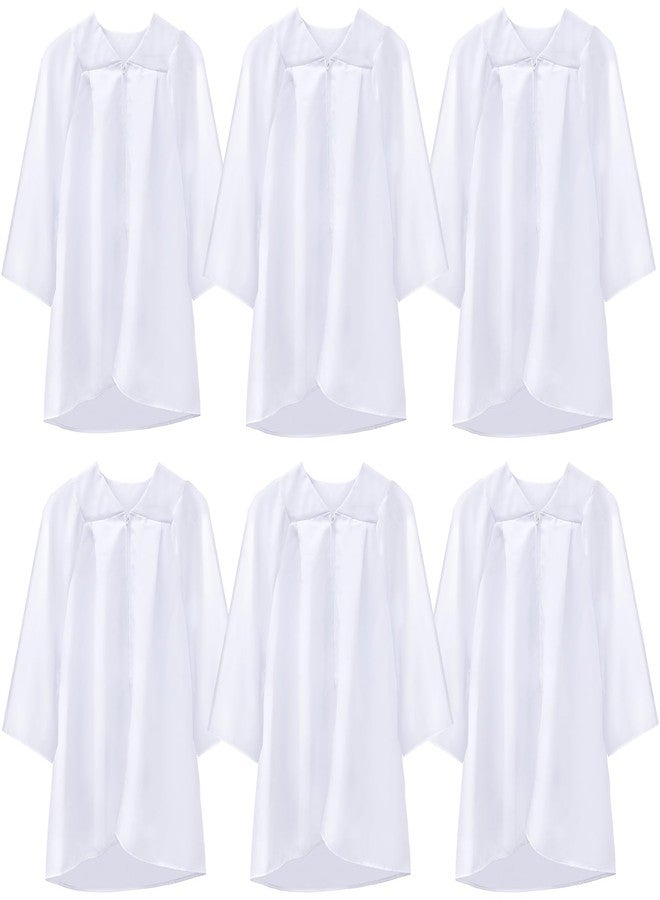Toulite طقم ملابس جوقة غير لامع للجنسين من توليت مكون من 6 قطع، أردية قضاة للأطفال، زي تنكري لحفلات التعميد والتخرج والمناسبات الكنسية والقساوسة والهالوين (مقاس 36) - Image 1